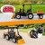 Traktor elektryczny dla dzieci z łyżką i przyczepą