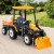 Traktor elektryczny dla dzieci z łyżką i przyczepą