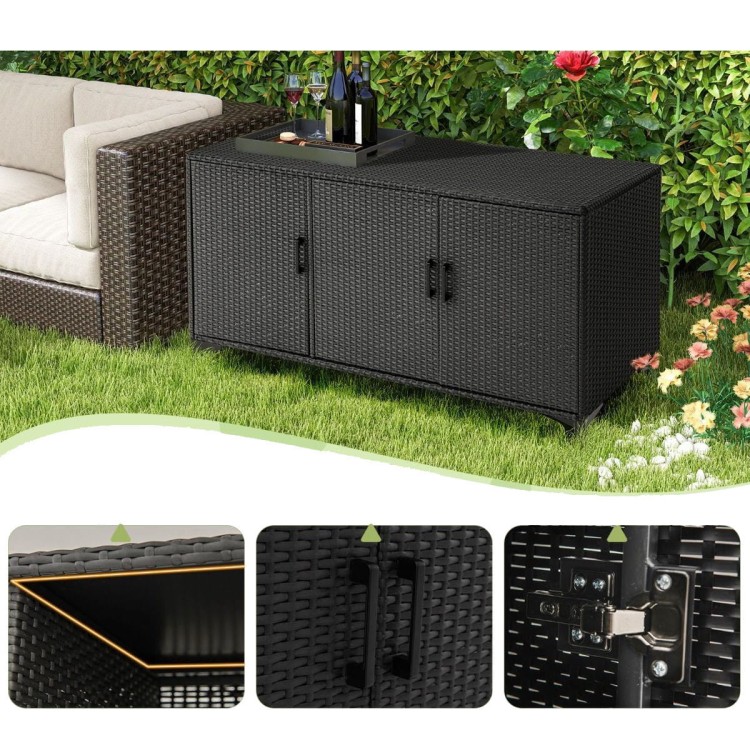 Rattanowa szafka ogrodowa 318L