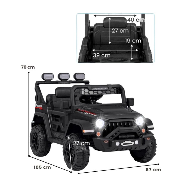 Samochód elektryczny dla dzieci jeep