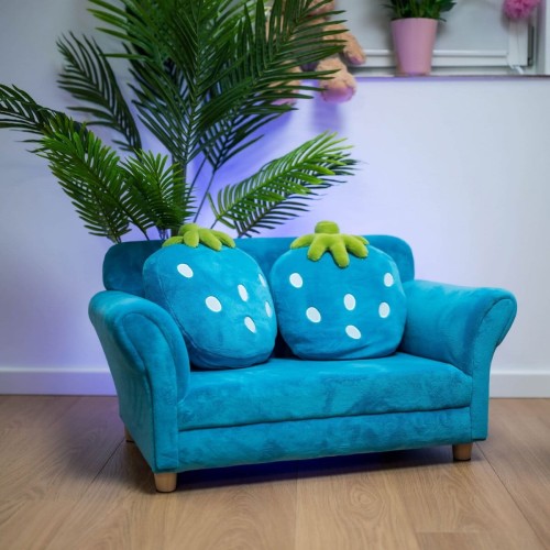 Mini sofa kanapa dla dzieci truskawka