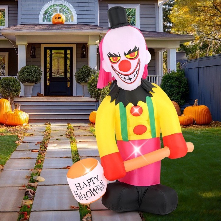 Nadmuchiwana dekoracja halloweenowa klaun