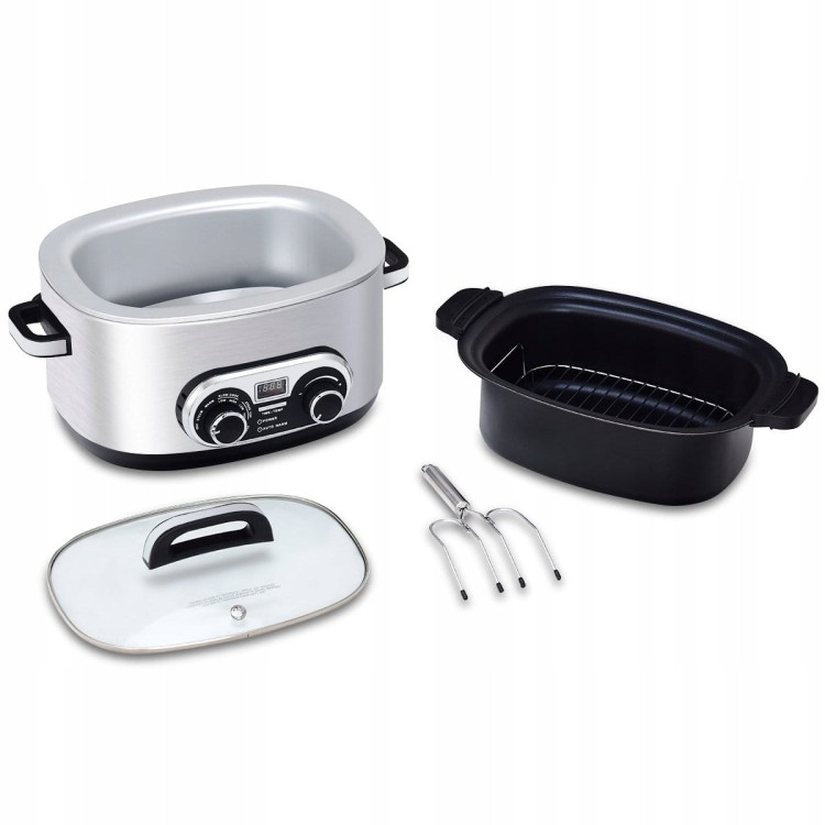 Wielofunkcyjny wolnowar slow cooker parowar 6l