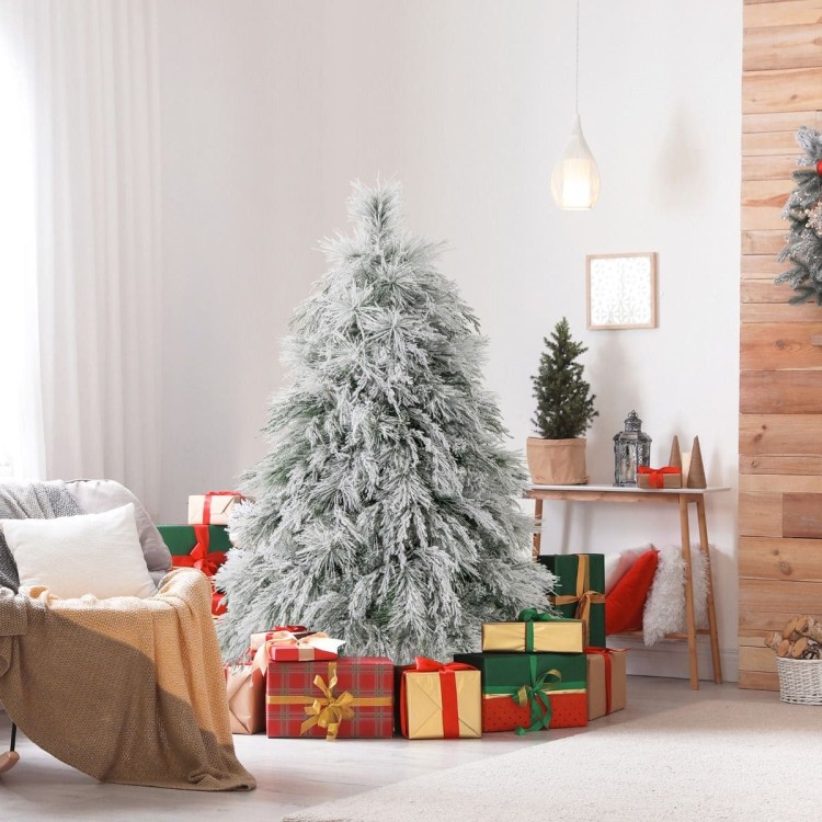 Sztuczna choinka z światełkami LED 146 cm