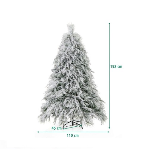 Sztuczna choinka z światełkami LED 192 cm