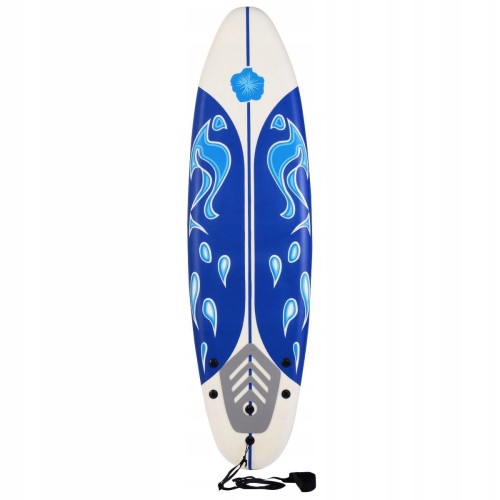 Deska surfingowa 180cm ze smyczą zabezpieczającą
