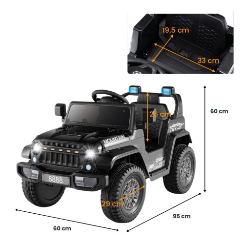 Samochód elektryczny dla dzieci jeep z pilotem