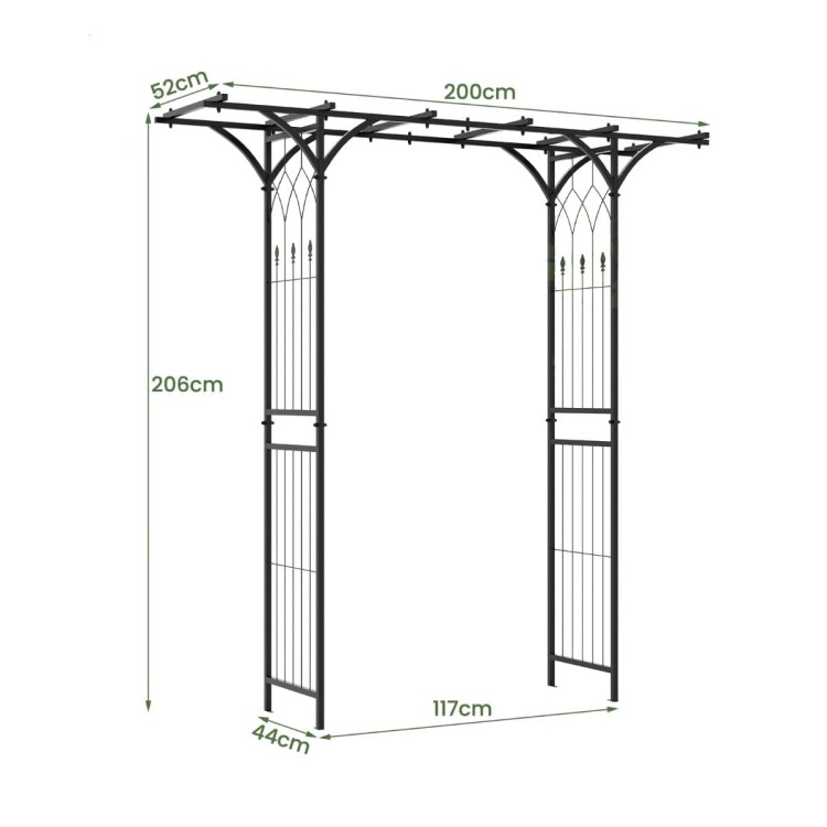 Dekoracyjna pergola ogrodowa
