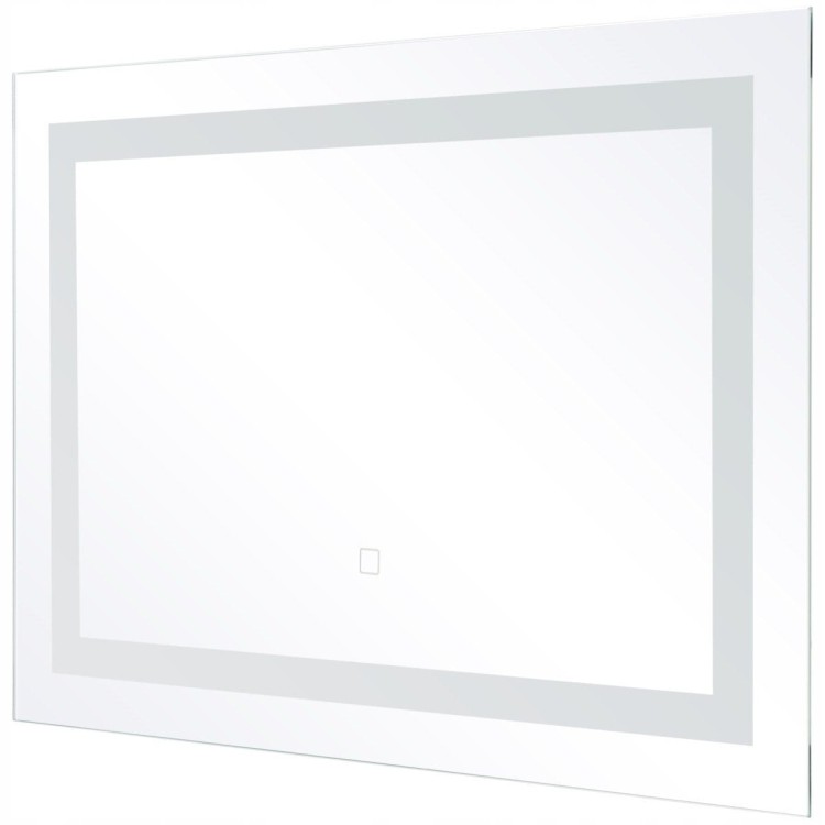 Lustro łazienkowe z podświetleniem led na dotyk 70x50 cm