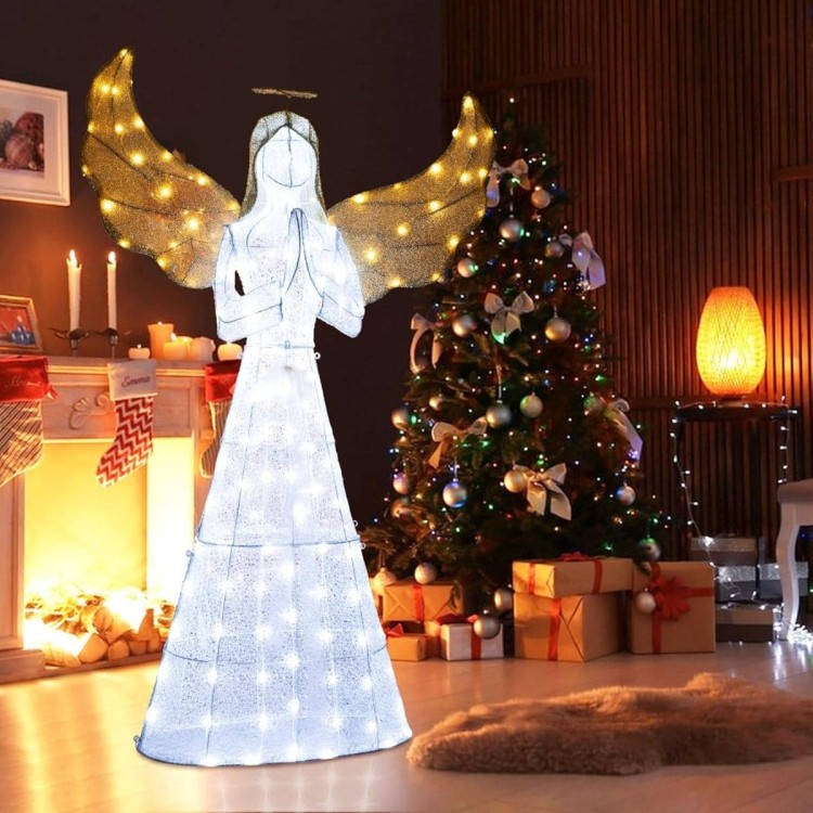 Dekoracja świąteczna LED anioł