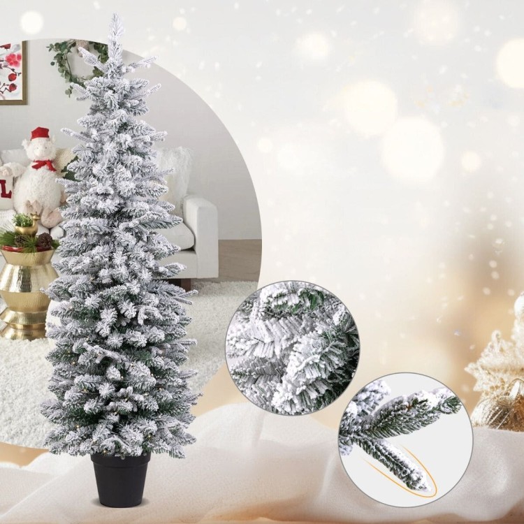 Sztuczna choinka świąteczna LED 150 cm