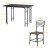 Zestaw do jadalni stół i 4 krzesła