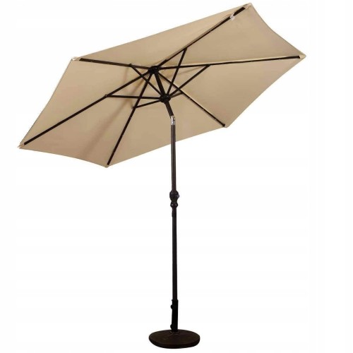Parasol ogrodowy z diodami solarnymi led 270 cm