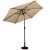 Parasol ogrodowy z diodami solarnymi led 270 cm