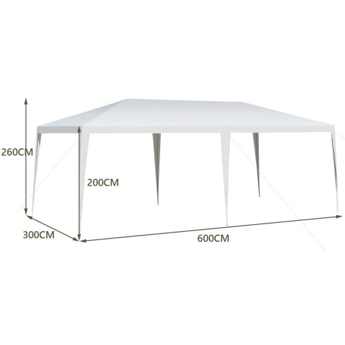 Namiot ogrodowy pawilon 3 x 6 m