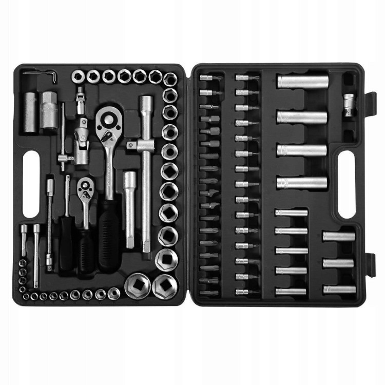 Zestaw kluczy nasadowych 1/2'' 1/4'' 94 elementy