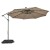 Parasol ogrodowy z oświetleniem LED