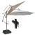 Parasol ogrodowy z oświetleniem LED