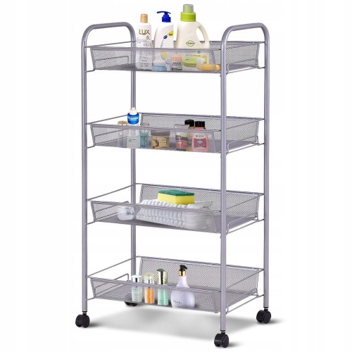Wózek organizer na kółkach z 4 szufladami