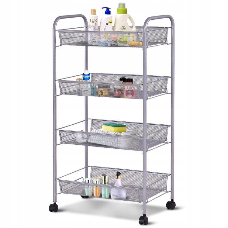 Wózek organizer na kółkach z 4 szufladami