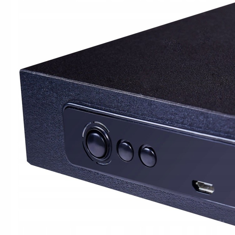 Półka ścienna z głośnikami stereo bluetooth