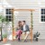 Ławka ogrodowa dwuosobowa z pergolą