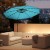 Parasol ogrodowy ze światłami LED obrotowy 360°