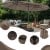 Parasol ogrodowy z solarnymi diodami LED 470 cm