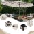 Parasol ogrodowy z solarnymi diodami LED 470 cm