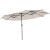Parasol ogrodowy z solarnymi diodami LED 470 cm