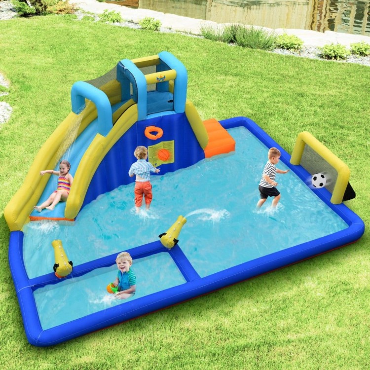Dmuchany zamek 6 w 1 park wodny z dmuchawą