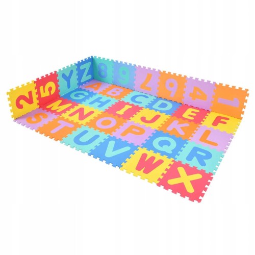 Duża piankowa mata edukacyjna puzzle