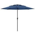 Parasol ogrodowy z systemem wentylacji
