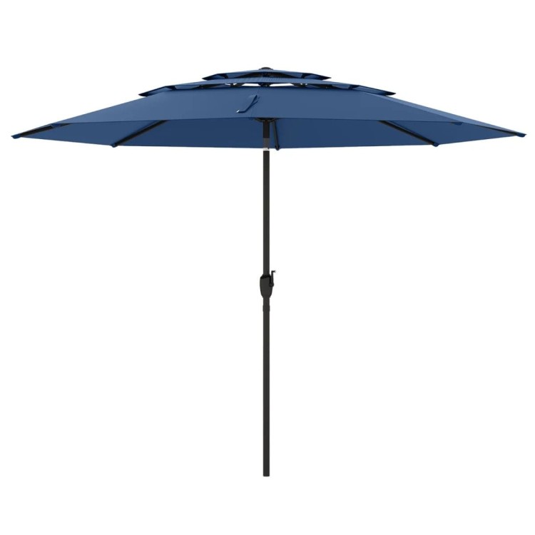 Parasol ogrodowy z systemem wentylacji