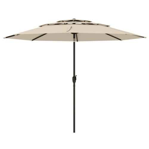 Parasol ogrodowy z systemem wentylacji