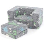 Modułowa sofa dla dzieci fluorescencyjna