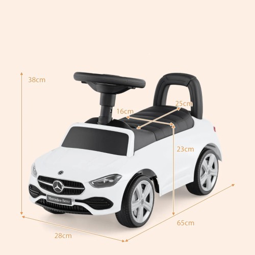 Jeździk dziecięcy Mercedes-Benz biały