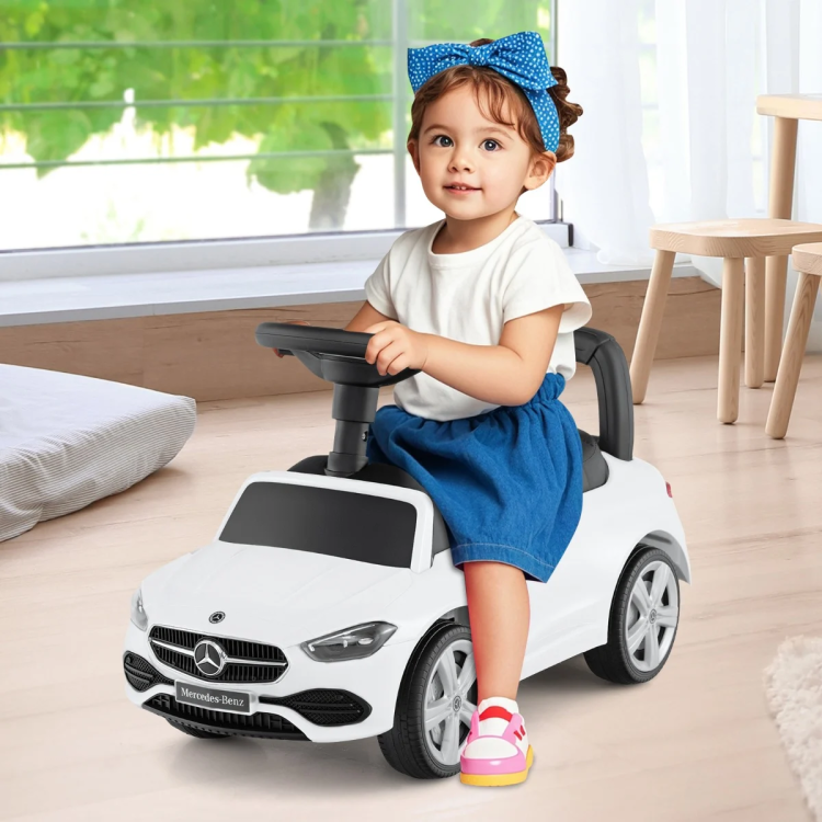 Jeździk dziecięcy Mercedes-Benz biały