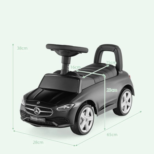 Jeździk dziecięcy Mercedes-Benz czarny