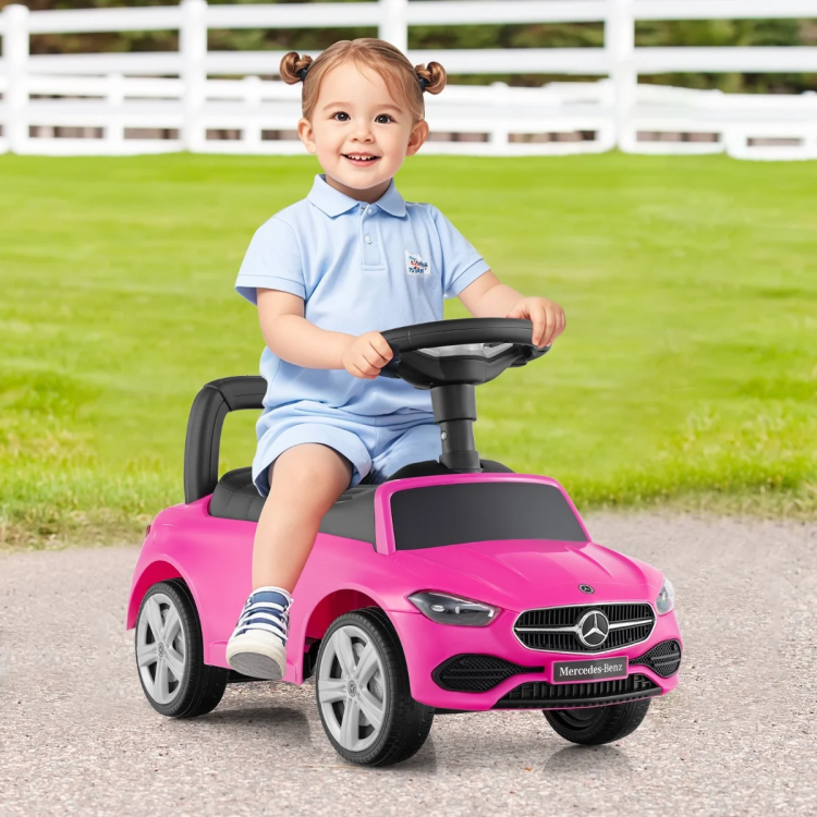 Jeździk dziecięcy Mercedes-Benz różowy