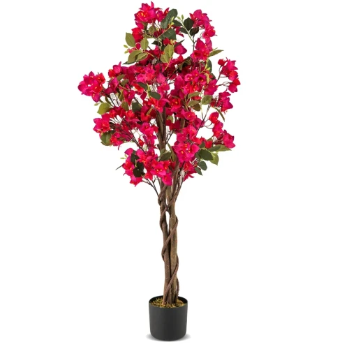 Sztuczne drzewko z kwiatami bugenwilla 120 cm