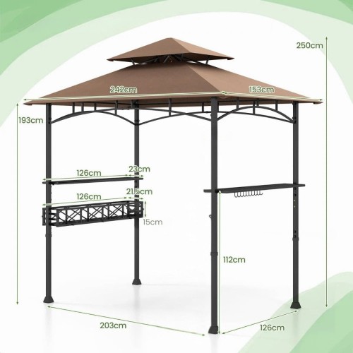 Altana grillowa 242 x 153 x 250 cm