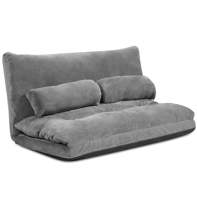 Rozkładana sofa podłogowa z regulacją oparcia