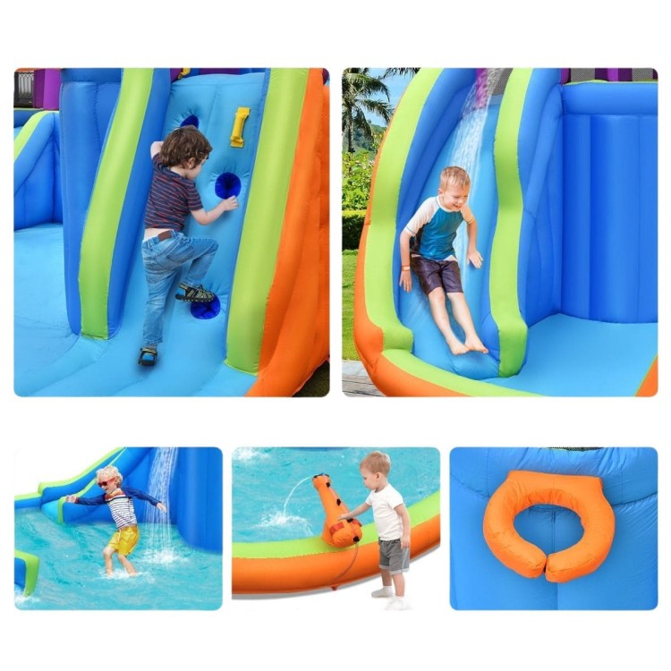 Dmuchany zamek park wodny z armatkami