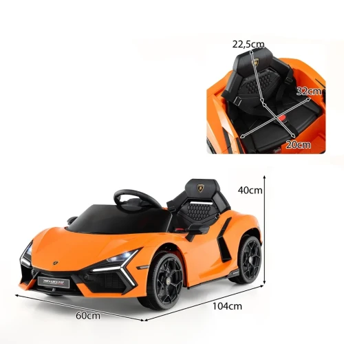 Samochód elektryczny dla dzieci Lamborghini Revuelto