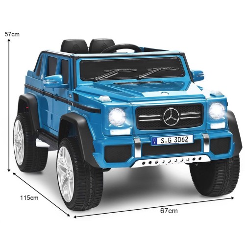 Samochód dla dzieci Mercedes Benz Maybach G650-S z oświetleniem LED Niebieski