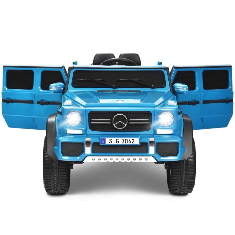 Samochód dla dzieci Mercedes Benz Maybach G650-S z oświetleniem LED Niebieski
