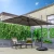 Parasol tarasowy 3m z obrotem 360° szary