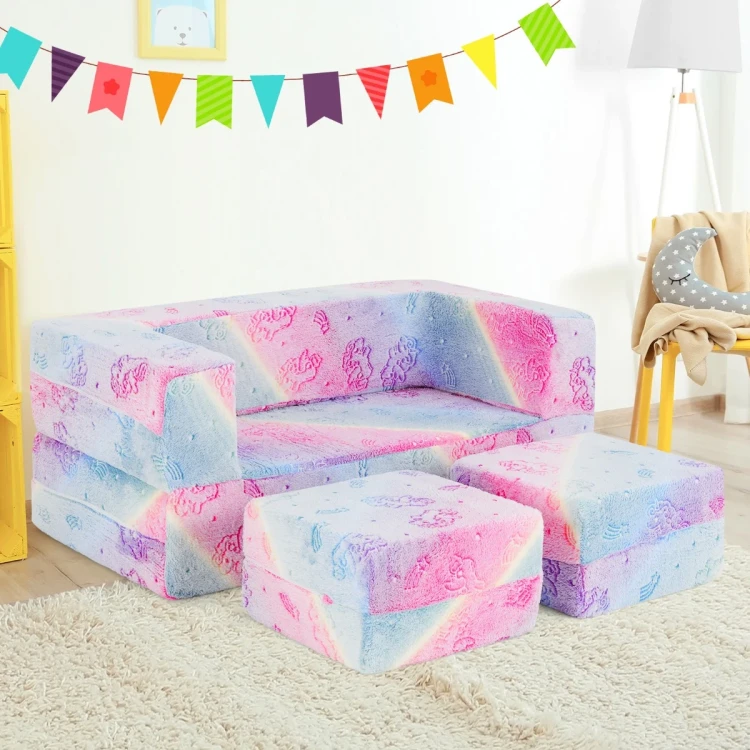 Modułowa sofa dla dzieci fluorescencyjna