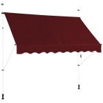 Markiza balkonowa rozporowa 250 cm